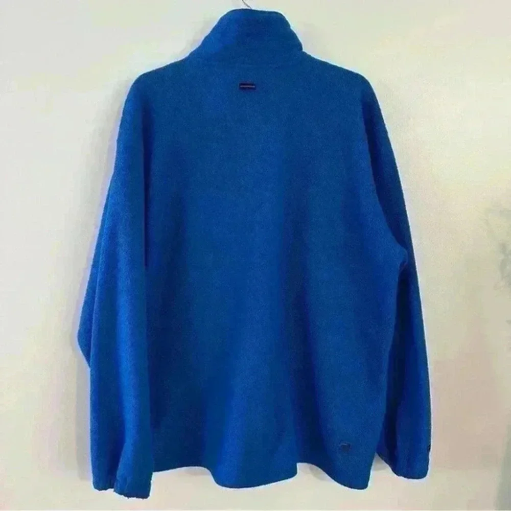Fubu Men's Fleece Sweater Sweatshirt Size XL‎ 1/4 Zip Pullover Blue
